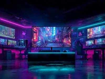 8K gaming content and esports streams