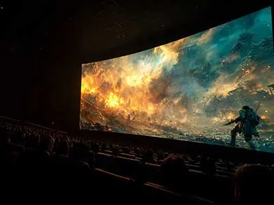 8K Hollywood blockbusters and cinema releases