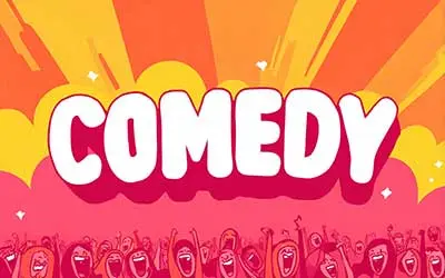 Comedy movies and shows featuring laughing audiences