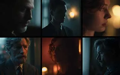 Drama series category showing emotional scenes and characters